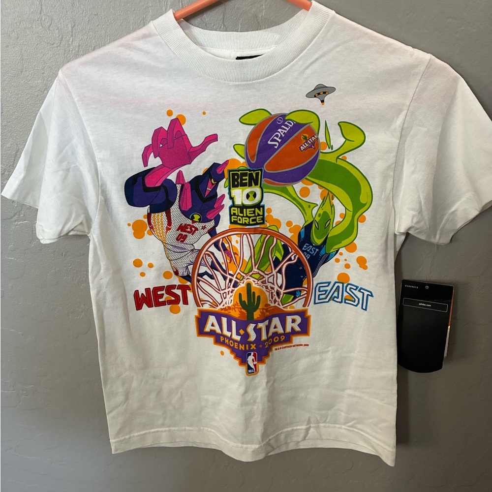 Vintage 2009 Phoenix NBA All Star weekend youth t shirt NWT SZ: S Adidas